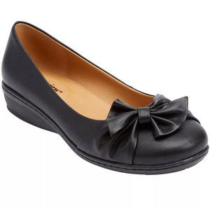 Comfortview Pamela Women's Wide Width Slip-On Flats Size 9W